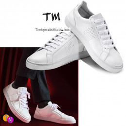 Sneakers blanches professionnels - livraison gratuite zoom