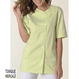 Tunique médicale femme couleur anis