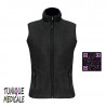 Gilet Ariane polaire femme sans manches couleur Noir