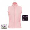 Gilet Ariane polaire femme sans manches couleur Rose